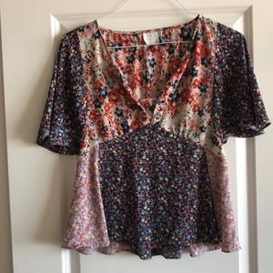 Paisley print blouse size6P